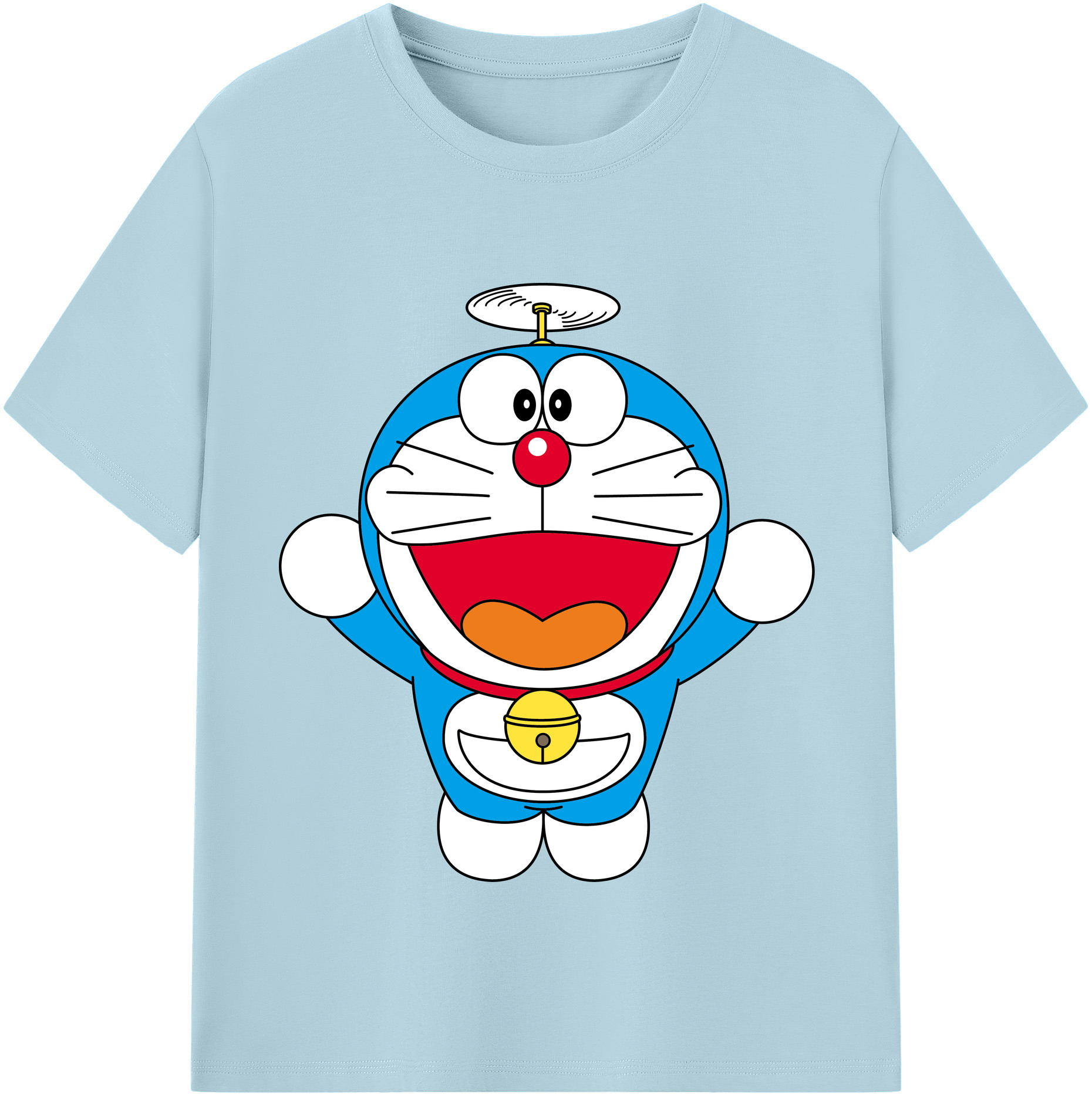 （画像用） ドラえもん Doraemon 綿100％半袖Tシャツ（フロントプリント）